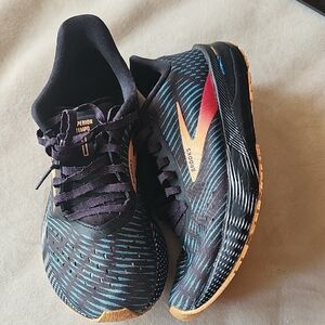 Brooks Women's Black Teal Orange Running Shoes